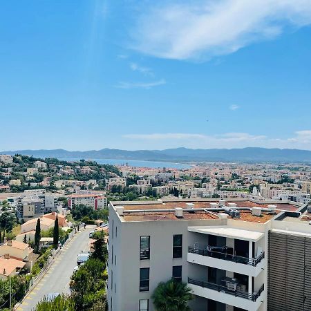 Saint-Raphaël Tres Bel Appartement -Residence Avec Piscine Sur Le Toit Et Vue Panoramique מראה חיצוני תמונה